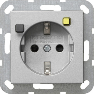 GIRA Rcd-Prot Sock  30 Ma Sh System 55 C Alum