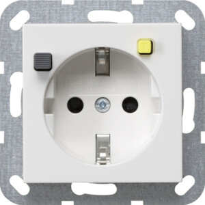 GIRA Rcd-Prot Sock  30 Ma Sh System 55 P White M