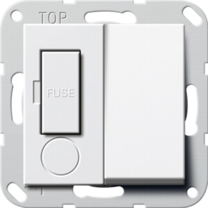 GIRA Fused Spur Bs 13 A Switched System 55 P White