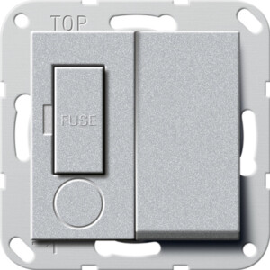 GIRA Fused Spur Bs 13 A Switched System 55 C Alum