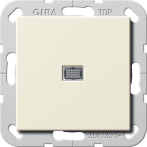 GIRA Rocker Ind Sw  Bs 20 Ax Cb 2-P System 55 Cr White