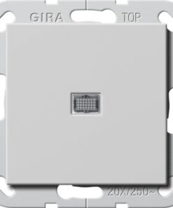 GIRA Rocker Ind Sw  Bs 20 Ax Cb 2-P System 55 Grey M