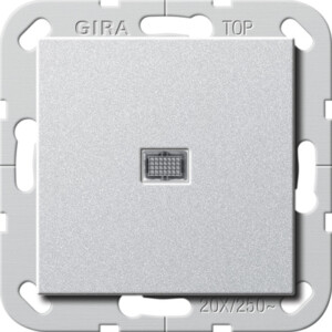 GIRA Rocker Ind Sw  Bs 20 Ax Cb 2-P System 55 C Alum