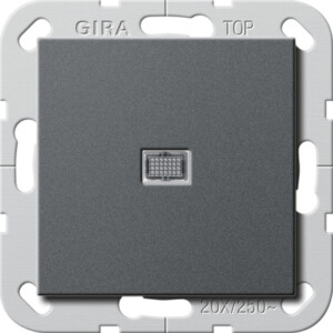 GIRA Rocker Ind Sw  Bs 20 Ax Cb 2-P System 55 Anthra
