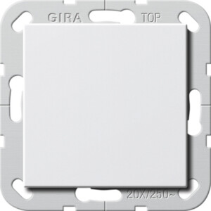 GIRA Rocker Sw  Bs 20 Ax Cb 2-P System 55 P White