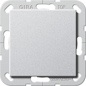 GIRA Rocker Sw  Bs 20 Ax Cb 2-P System 55 C Alum
