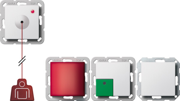 GIRA Emergency Set System 55 P White
