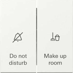 GIRA Rocker Sw  Hotel Room Status Displ  System 55 P White
