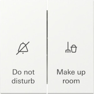GIRA Rocker Sw  Hotel Room Status Displ  System 55 P White M