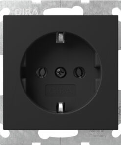 GIRA Schuko St System 55 Black M