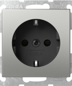 GIRA Schuko St System 55 Stainl Steel