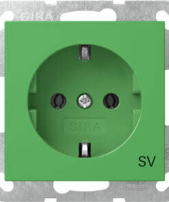 GIRA Schuko Impr Sv System 55 Green