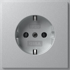 GIRA Schuko (Ip20) Gira Tx_44 C Alum