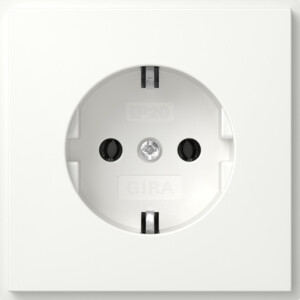 GIRA Schuko (Ip20) Gira Tx_44 P White