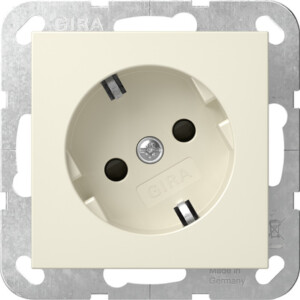 GIRA Schuko 30° + Sh System 55 Cr White