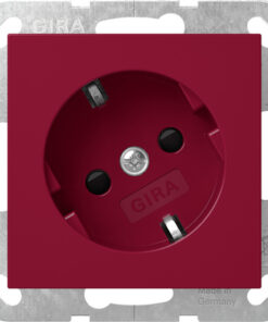 GIRA Schuko 30° + Sh Impr Wsv System 55 Red