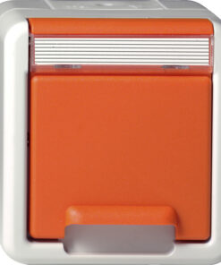 GIRA Schuko Hc + In Sp  Wp Sm Orange