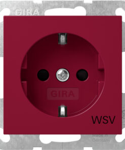 GIRA Schuko Sh Impr Wsv System 55 Red