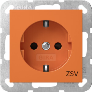 GIRA Schuko Sh Impr Zsv System 55 Orange