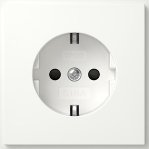 GIRA Schuko Sh (Ip20) Gira Tx_44 P White