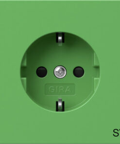 GIRA Schuko Sp Impr Sv Gira F100 Green