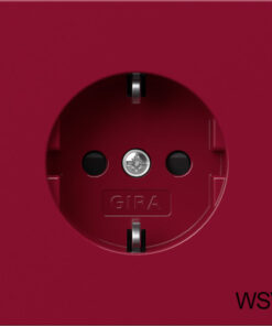 GIRA Schuko Sp Impr Wsv Gira F100 Red