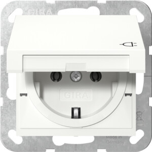 GIRA Schuko Hc System 55 P White