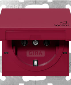 GIRA Schuko Sock  Hc Impr Wsv System 55 Red