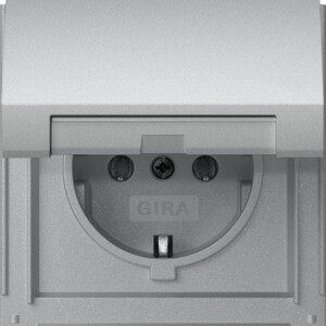 GIRA Schuko Hc Gira Tx_44 C Alum