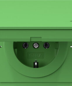 GIRA Schuko Hc Impr Sv Gira F100 Green
