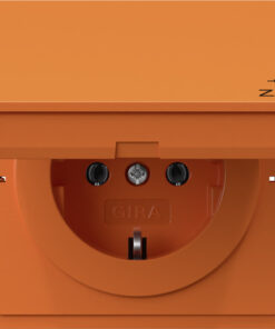 GIRA Schuko Kd Impr Zsv Gira F100 Orange