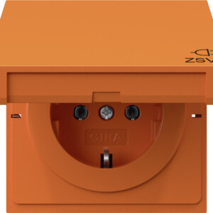GIRA Schuko Kd Impr Zsv Gira F100 Orange