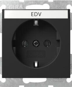 GIRA Schuko In Sp  System 55 Black M
