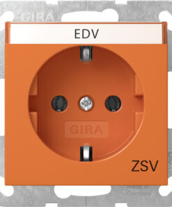 GIRA Schuko In Sp  Impr Zsv System 55 Orange