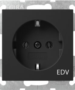 GIRA Schuko Impr Edv System 55 Black M