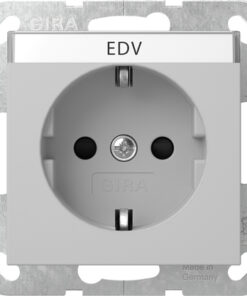 GIRA Schuko Sock  In Sp  + Sh System 55 Grey M