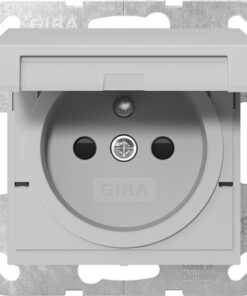 GIRA Sock  Earth Pin + Sh System 55 Grey M