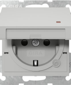 GIRA Schuko Hc Ctrl L  + Sh System 55 Grey M