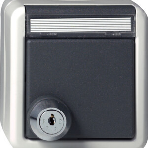 GIRA Schuko Hc Lock Diff Lock + In Sp  Wp Sm Grey