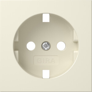 GIRA Cov  Schuko Sock  System 55 Cr White