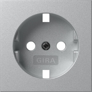 GIRA Cov  Schuko Sock  System 55 C Alum