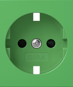 GIRA Cov  Schuko Sock  Sh Impr Sv System 55 Green