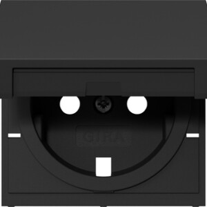 GIRA Cov  Schuko Sock  Hc System 55 Black M