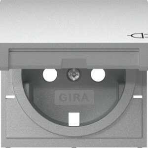 GIRA Cov  Schuko Sock  Hc System 55 C Alum