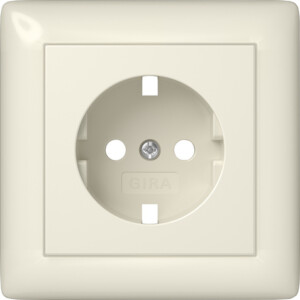 GIRA Cov  Schuko Sock  Cov Unit System 55 Cr White