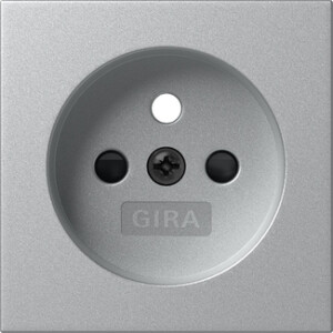 GIRA Cov  Sock  Earth Pin Sh System 55 C Alum