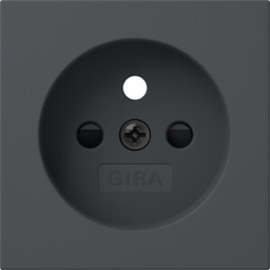 GIRA Cov  Sock  Earth Pin Sh System 55 Anthra