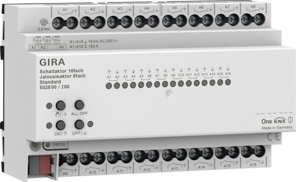 GIRA Swit /Blind Act  16-G/8-G 16 A Std Oneknx Dra
