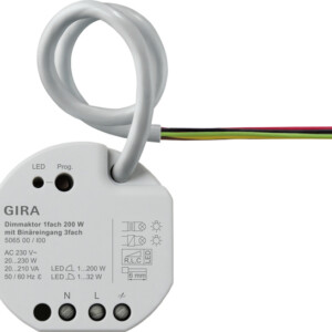 GIRA Dimm Act  1-G 200 W Fm Bin Input 3_G Oneknx