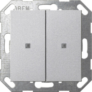 GIRA Btn Rocker 2-G Oneknx System 55 C Alum
